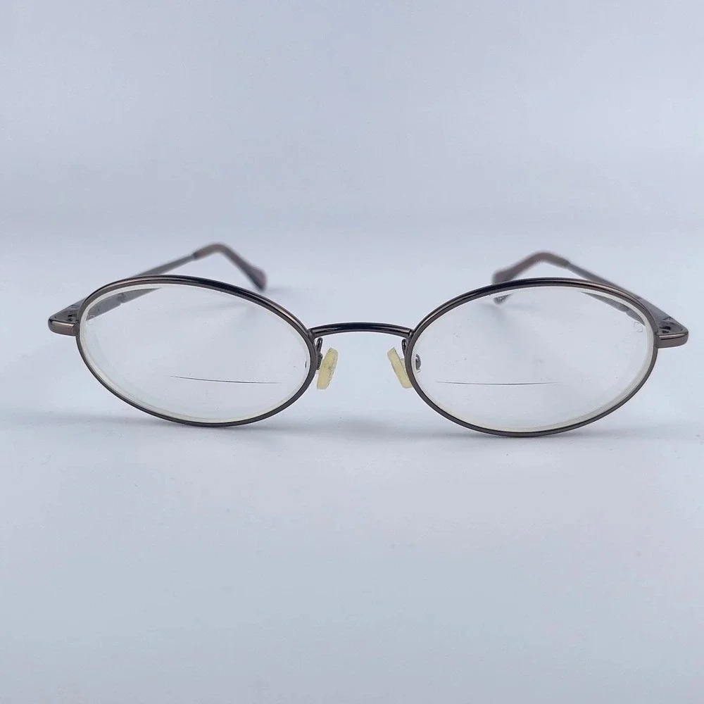 Hilco A2 Eyewear SG102 Unisex Eyeglasses Frame Brown‎ Full Rim Oval 49-19-135mm